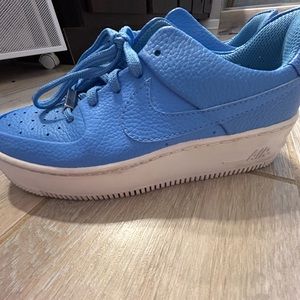 carolina blue nike air forces